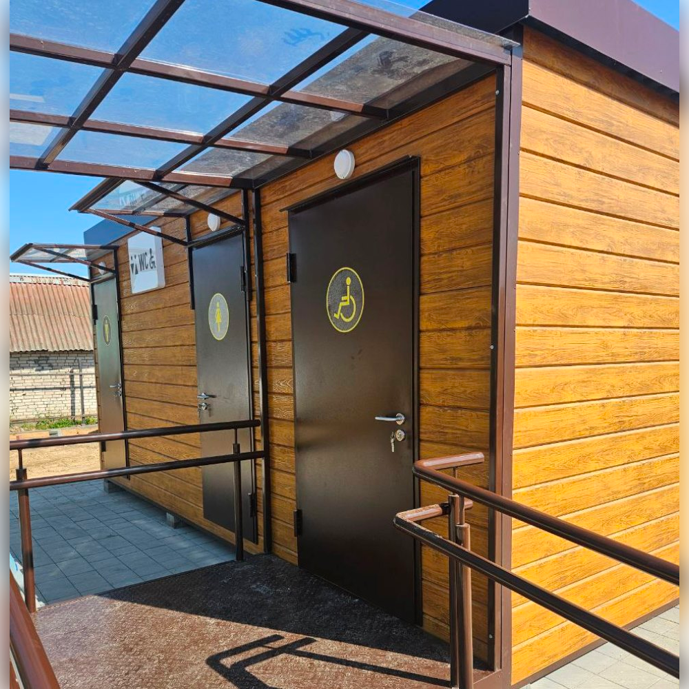 Имитация бруса металлического