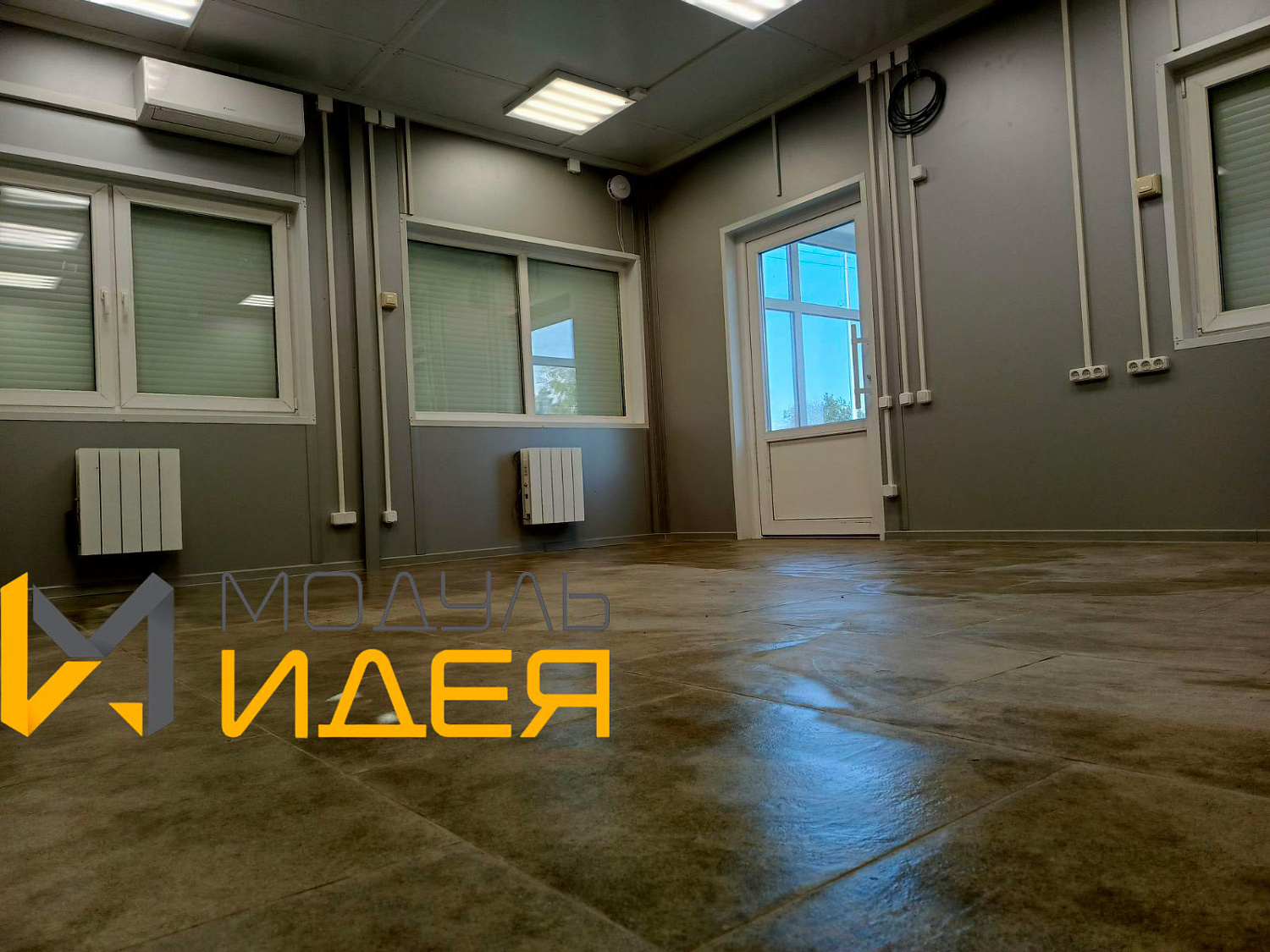 Модульное здание из блок-контейнеров