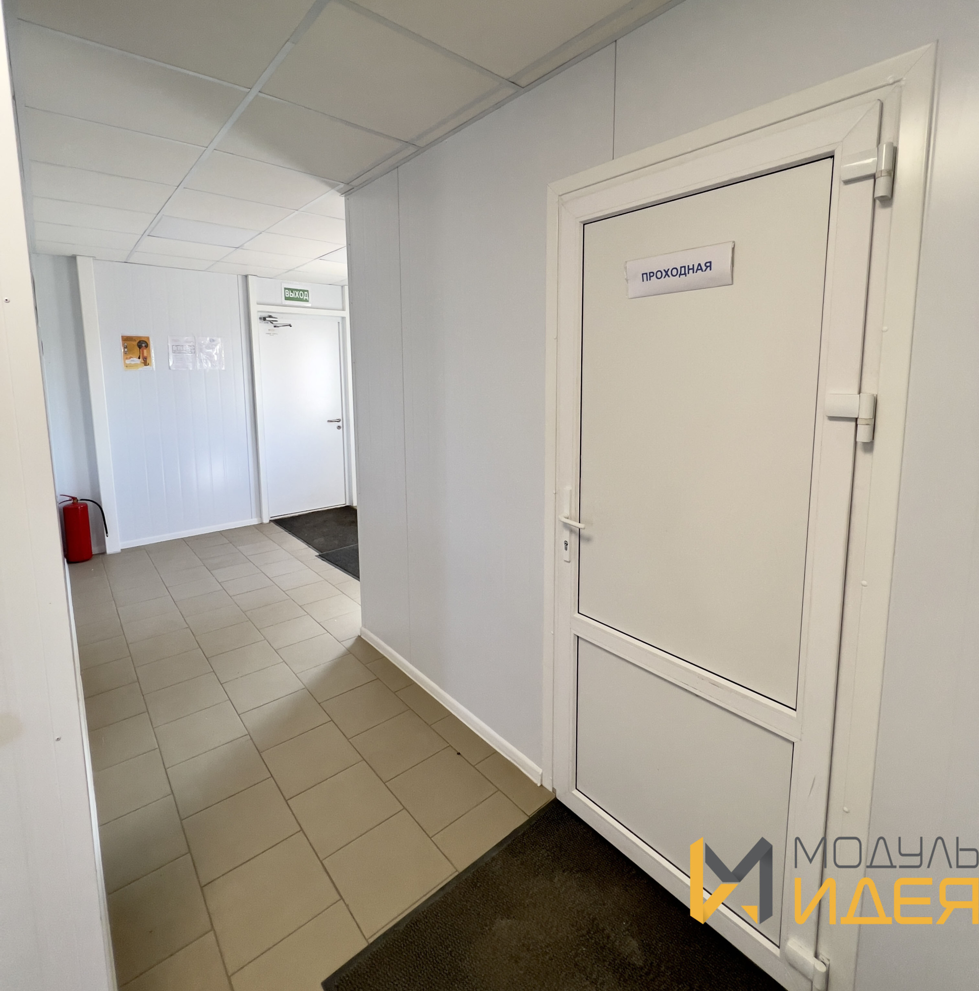 Модульное здание из сэндвич-панелей